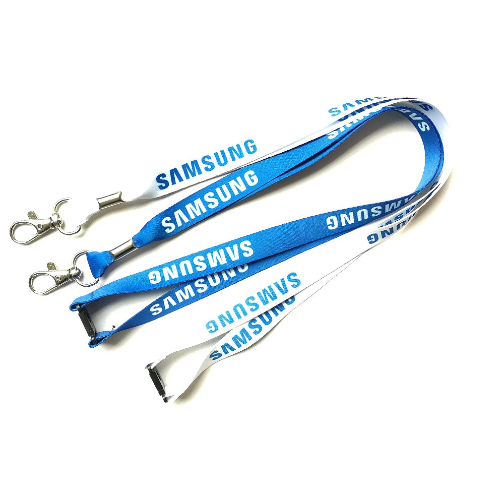 Custom Printed Heat Transfer Sublimation Lanyard Made Polyester ShinyFans SF-6666 1/2 Sides PMS Color Customizable Size Custom