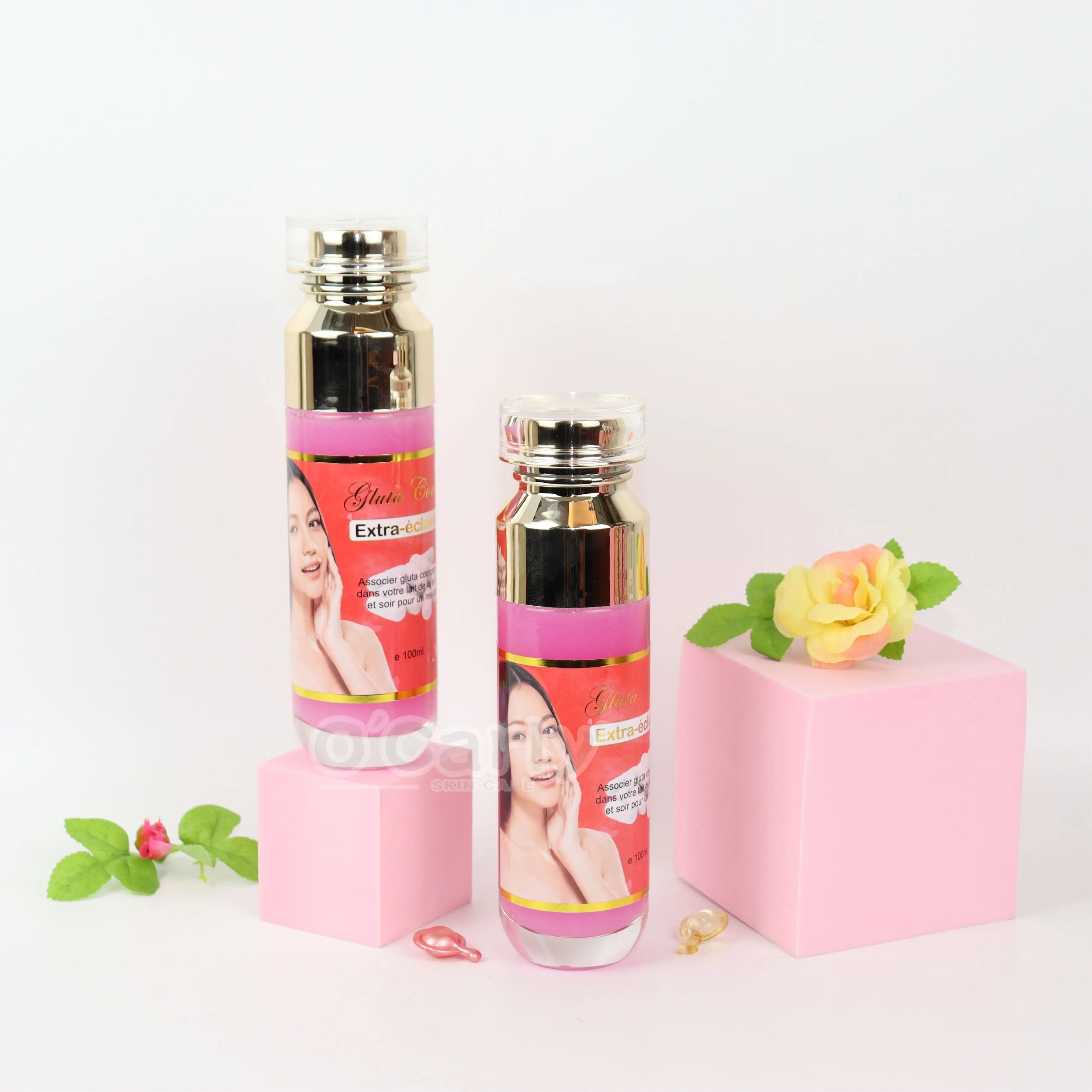 Best Organic Fruit Whitening Skin Care Pore Minimizer Serum Beauty Vitamin C Collagen Glutathione Anti-Wrinkle Liquid Face