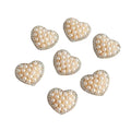 Diy Headband Making Pearls Accessories Heart Shape CZ Crystal Rhinestone Bridal Dress Bag Handmade Decorative Jewelry Findings