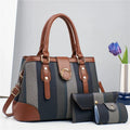 New Fashion Pu Leather Lady Tote Shoulder Bag Trend Korean Messenger Handbag From China
