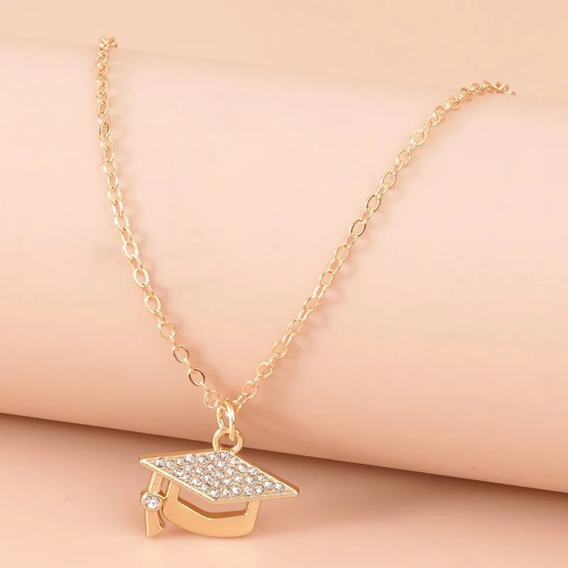 Dainty Classic College Class Chain Graduation Necklace 2024 Accessories Jewelry for Her