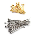 High Quantity Stainless Steel Straight Ball Headpins Eye Pins Wirepins Jewelry Findings for Dangle Pendant Making