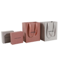 Custom Shopping Paper Bag+ 9*9cm Cardboard Jewelry Drawer Box Ring Earring Necklace Packing Gift Box With logo