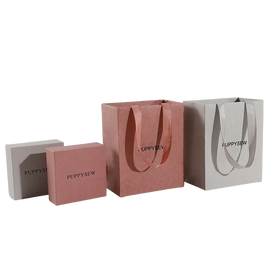 Custom Shopping Paper Bag+ 9*9cm Cardboard Jewelry Drawer Box Ring Earring Necklace Packing Gift Box With logo