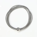 Fashion Jewelry Stainless Steel Ball Chain Bracelet Men's and Women's Girls Silver Charm String Beaded Strand Bracelet