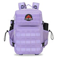 Unisex Tactical Backpack Vintage Camouflage Pattern Oxford Lining Mesh Polyester Material Zipper Closure Fashionable Day Use