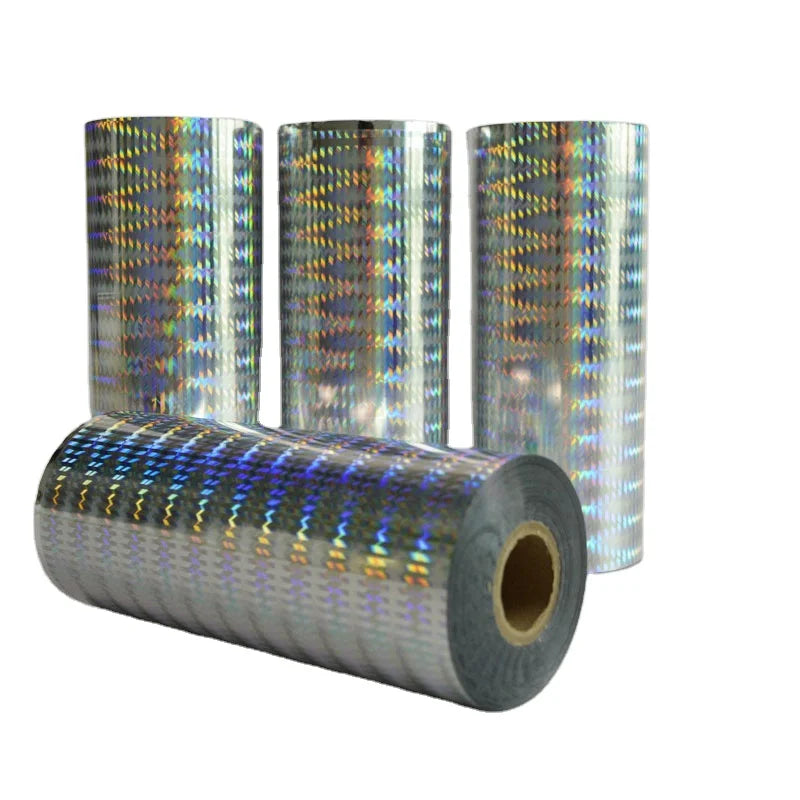 Crown Brand Holographic Silver Hot Stamping Foil for Fishing Lure Transfer Printing on Paper Metal PET Material Generic Type