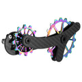 18T Carbon Fiber Rear Derailleurs Guide Bike Ceramic Bearing Jockey Pulley Wheel Set Bicycle Parts Replacement for Shimano R8000