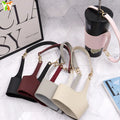 In Stock Portable PU Leather Cup Sleeve Anti-scald Coffee Mug Holder Outdoor Large Capacity Water Bottle Drinks Mug Sleeve