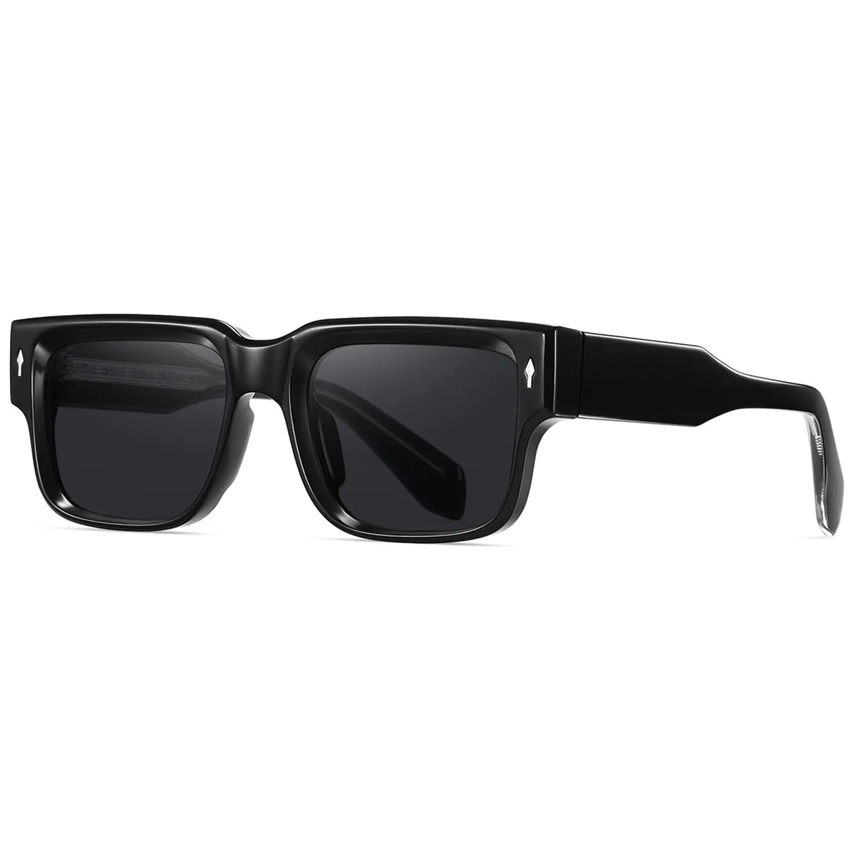 2024 New Pin Polarized Sunglasses Men Premium Square Sunglasses Acetate Frame Sunglasses Custom Logo