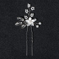 Handmade Bridal Wedding Hair Clip Pearl Rhinestone Flower Alloy U Shaped Hair Pins Accessory for Women Girls
