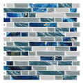Irini Geometric Modern Waterproof Peel Stick Kitchen Backsplash Tiles with 5-Year Warranty for DIY Household Home Improvement