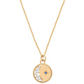 Laodun New Arrivals Fine Jewelry S925 Silver Necklace Elegant Simple Star Moon Pendant Chain Sterling Silver Necklace Vermeil