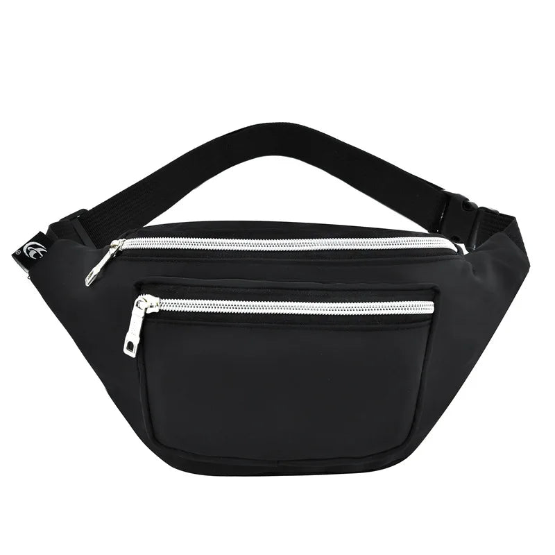 Custom Hot Sell Design Waterproof Oxford Fabric Waist Bag Belt for Men Women Outdoor Fashion Sport Pouch Money Phone Bag Pack