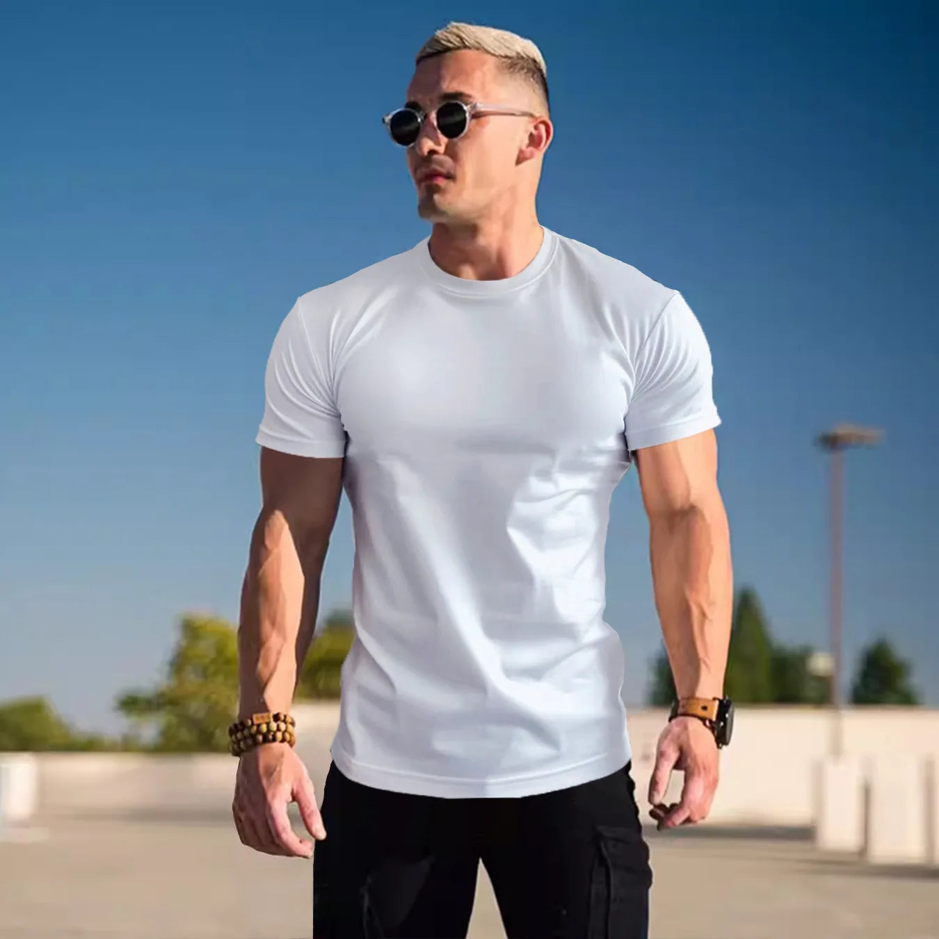 Wholesale High Quality 100% Cotton Quick Dry Customized Men Athletic Casual Gym Sports T Shirts for Men