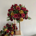 Factory-Sold Round Artificial Wedding Flower Ball for Back to School and Father's Day Table Decor with Included Stem