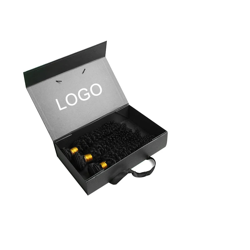 Wig Box Packaging Custom logo Printing Custom logo Luxury Wigs Packaging Gift Boxes Braided with Handle