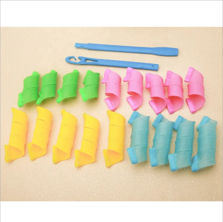 Direct From Factory Women's Heatless Rod Hair Rollers Hot Seller Silk Ribbon Scrunchie Curls Clip Sleeping Headband-Hot Seller