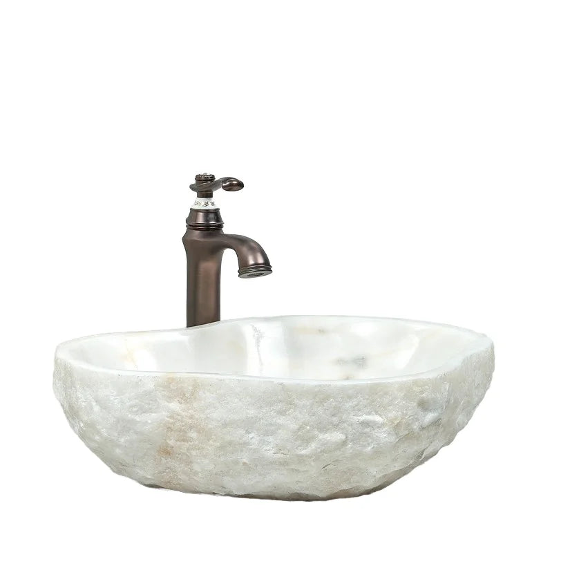 Natural White Marble Wash Basin Customized Pattern with Wholesale Price