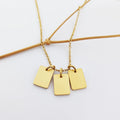 Minimalist 18 K Gold Necklace Fancy Jewelry Necklace with Small Pendant Oro Laminado 14k Custom Necklace Dijes Al Por Mayor