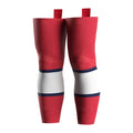 Hot Sale Men'S Gym Customized Lightweight Knee Pads Customize Logo Sport Lacrosse Crew Pink Custom Sublimated Hockey Socks