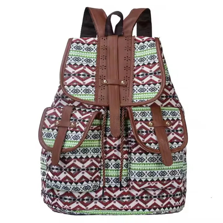 Stiylish Trendy Little Small Teenage Youth Girls Canvas Back Pack with logo