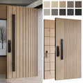 China Top Factory Custom European Style Wooden Smart Lock Modern Main Front Exterior Door Pivot Hotel Entry Door