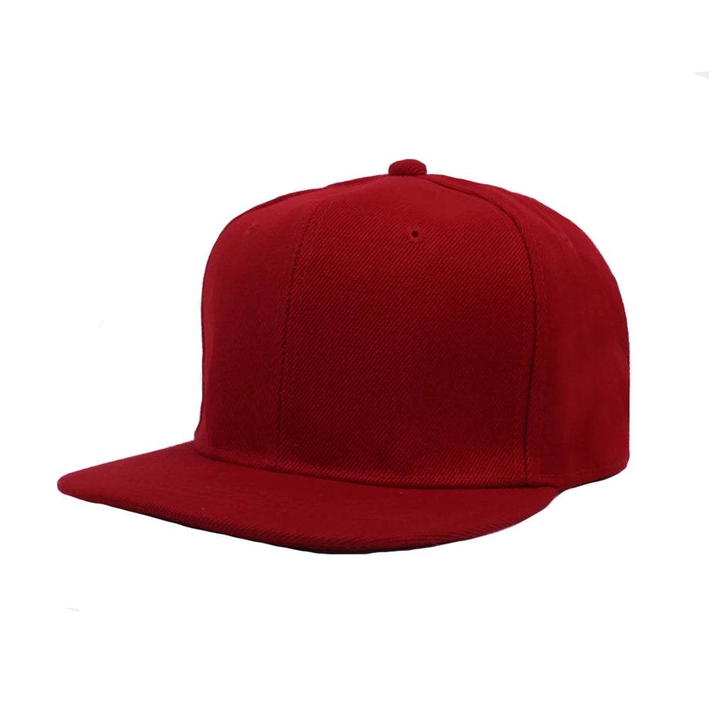 Solid Summer Men's and Women's Hip-hop Hats Custom logo Sports Baseball Hat Sunproof Snapback Hat