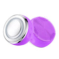 Mini Electric Sonic Skin Care Face Cleansing Brush Massager Deep Pore Cleaning Silicon USB Cable Charging Pore Cleaner Hand Held