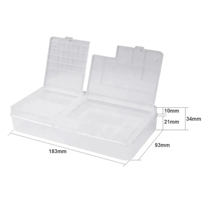 SUNSHINE SS-001A Tool Box Storage Solution for IC Motherboard Parts and Smartphone Opening Tools Essential for Repair Work