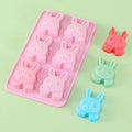 HY Silicone Easter Rabbit Cake Molds for Baking Dessert Rabbit Mould Mousse Cake Decorating