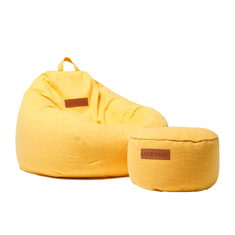 Custom Velvet Beanbag Cover Hot Sale Lazy Bean Bag Chairs Indoor Bean Bag Lazy Sofa Bed