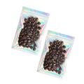 In Stock 10x15 One Side clear Eyelash Packaging Ziplock Hologram Iridescent Holographic Bag