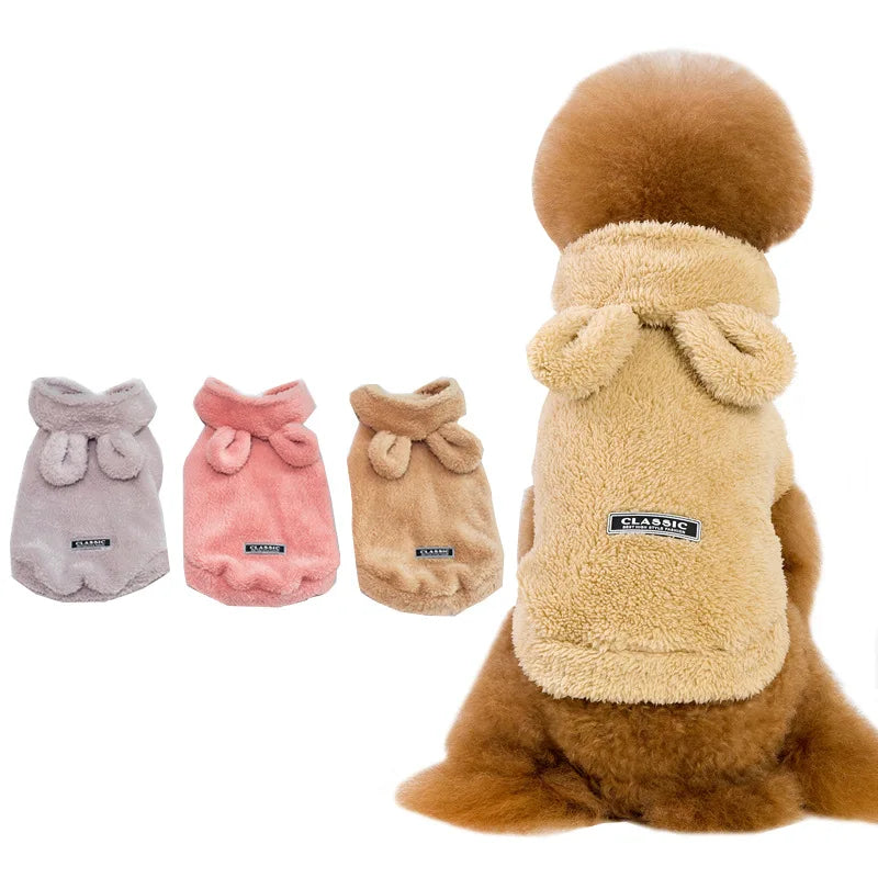 New Arrival Winter Pet Clothes Fleece Dog Clothes Double-faced Pile Warm Dog Clothes Jacket Coat