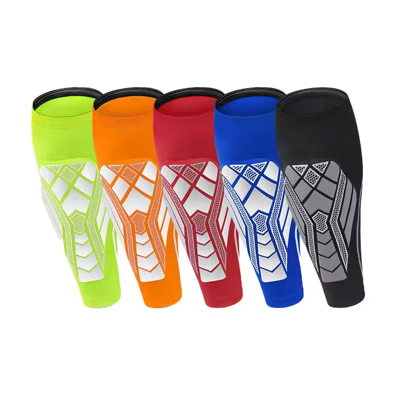 Custom Honeycomb Football Leg Strap Brace Support Pads Calf Compression Sleeve Soccer Shin Guard MegaBDM