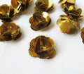 23mm Handmade Assembled Brass Flowers Decorative Floral Findings Hibiscus