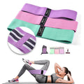 NQ SPORTS Printed Pattern Cotton Glutes Circle Booty Bands Cloth Fabric Hip Band Custom Fitness Resistance Band Sets