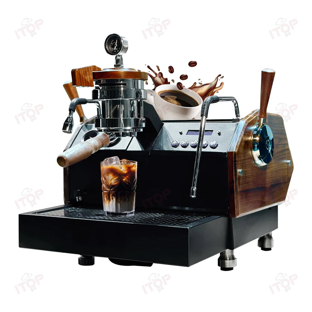 Saturated Bewing Head Pid Control Rotary Pump Commercial Espresso Coffee Machine/one Head Espresso Machine