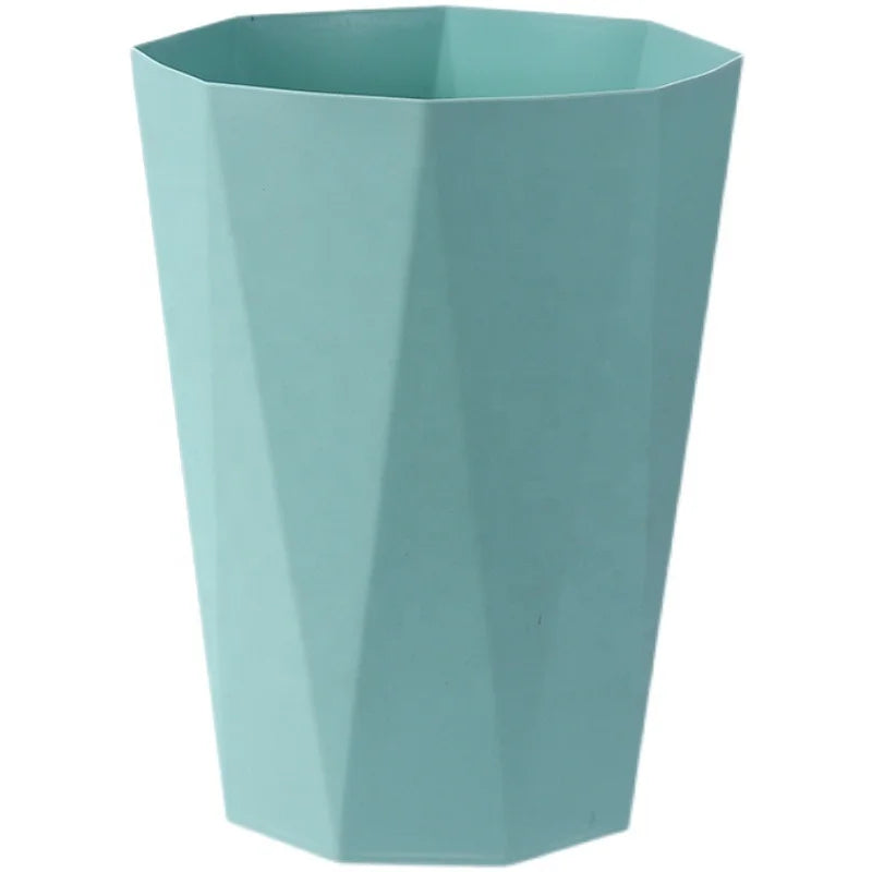 2023 Solid Color Luxury Creative Large-capacity PP Standing Lid Eco-Friendly Portable Wastebasket Office Household Garbage Can