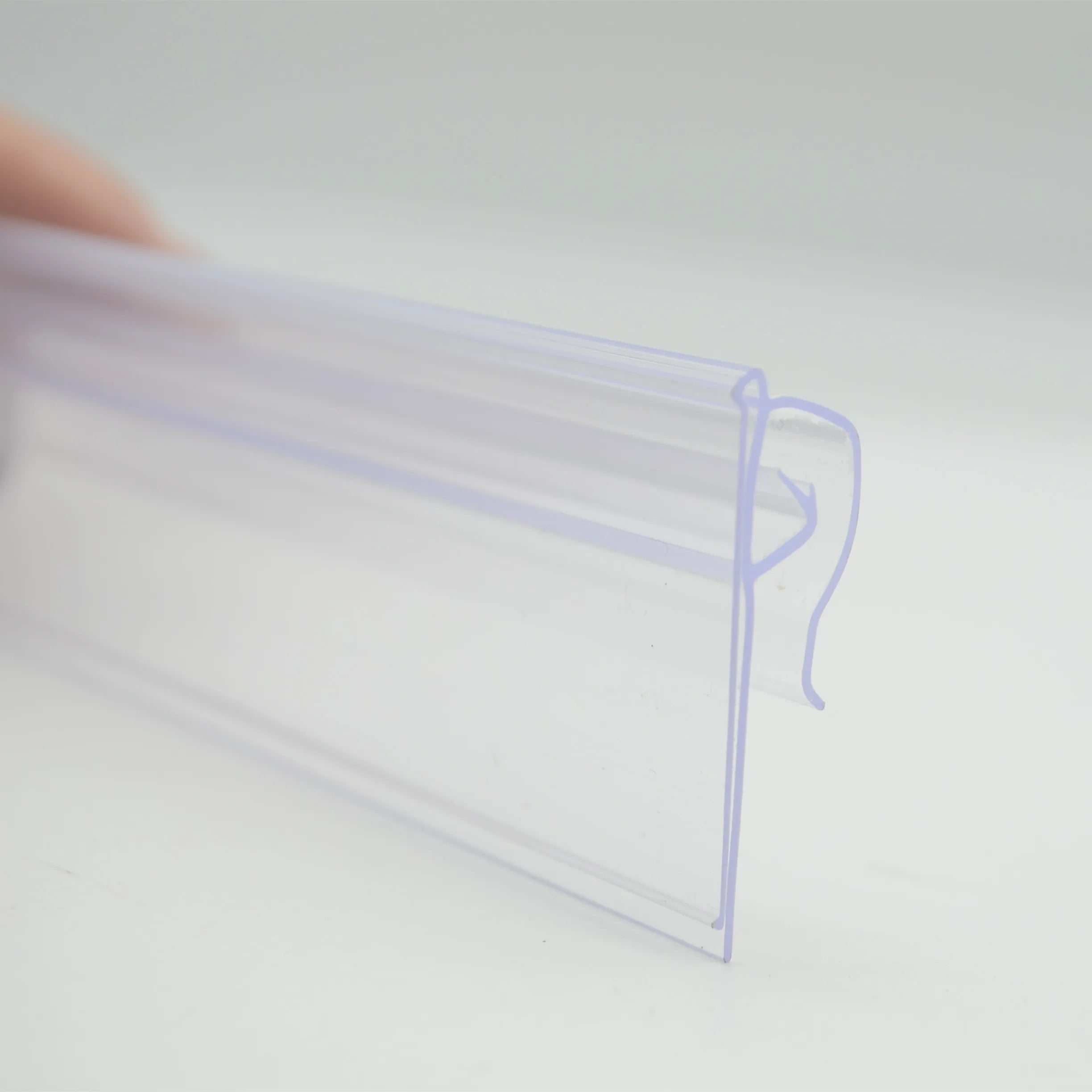 Blue Plug-in Supermarket Plastic Pvc Shelf Talker for Supermarket Shelf