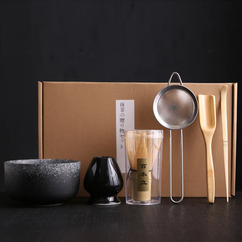 Japanese Matcha Set Safe Bamboo Whisk Teaspoon Tea Sets Indoor Beverage Shop Tea-making Tools Accessories Birthday Gifts