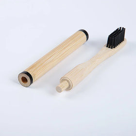100% Biodegradable Detachable Bamboo Toothbrush Custom Super Soft Bamboo Toothbrush Removable Head