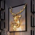 Living Room Bedroom Deer Head Lamp Lounge Lamp Table Trendy Ornaments Craft Home Decoration