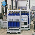 SEFIC Offshore Platform Industrial Gas Cylinder Rack DNV Cylinder Rack 4*4 Type16bottles Bundle Cluseter
