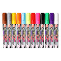 Fluorescent Board Liquid Chalk Marker 12 Pack 6mm Art Painting Non-toxic Custom Erasable Water-based Window Chalk Pen