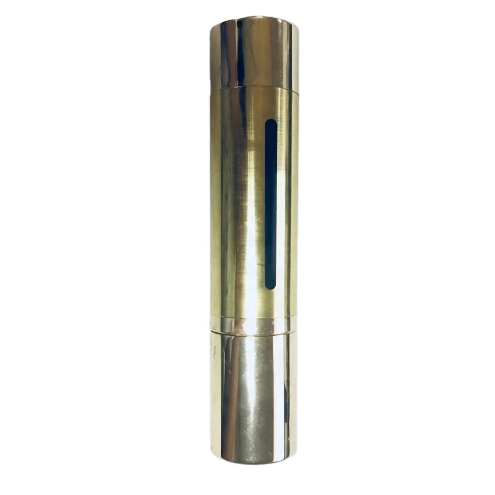Stock Empty 50ml Aluminum + PP Body Screw Lock Pump Sprayer Airless Lotion Pump Bottle for Skin Care Essential Oil Perfume