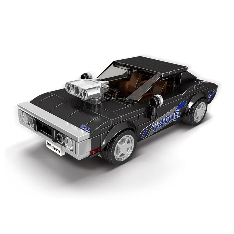 MOULD KING 27049S Educational Sport Plastic Assemble Kit Bricks Sets Mini Luxury Model Charger RT Car Building Block for Kids