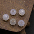 DIY Custom White Color Logo Printed Acrylic Loose Beads crystal jewelry