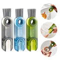 3 in 1 Rotatable Crevice Bottle Cleaning Brush Keyboard Cup Cleaner Portable Water Bottle Rotate Multifunctional Brush Cleaner