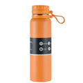 600ml 800ml Stainless Steel  Vacuum Double Wall Thermos Flasks with Lid and  Silicone Rope
